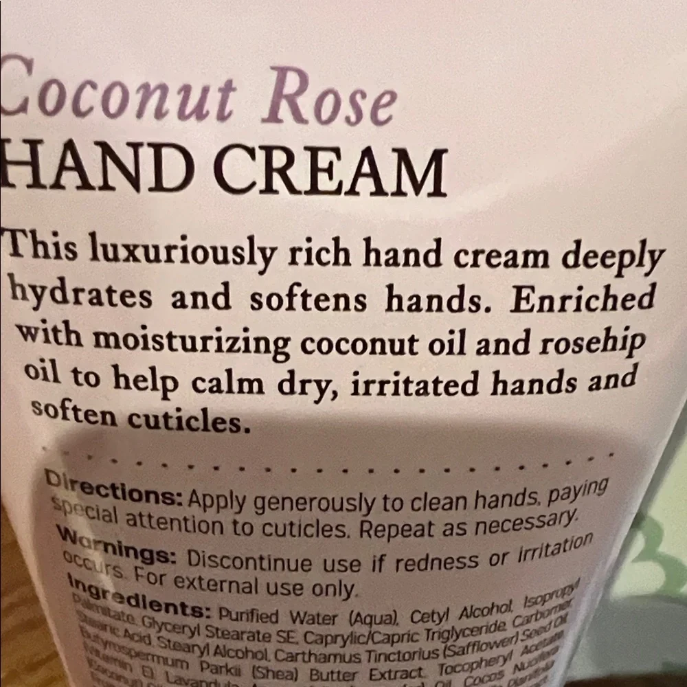 COCOmagic Coconut Rose Hand Cream & A La Maison Honeysuckle Lotion